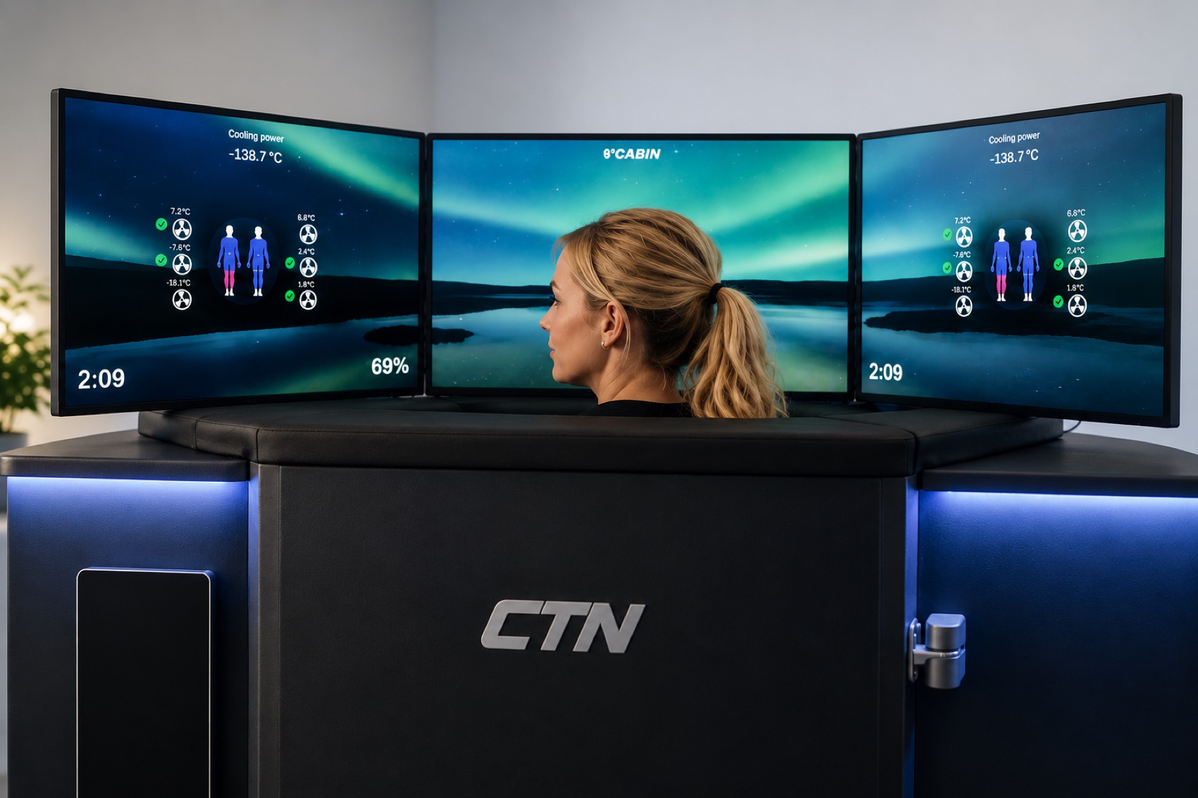 Whole body cryotherapy in the e°CABIN at Pragma Health